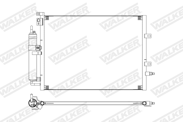 Walker Condensor, airconditioning WCD00419