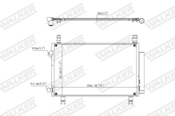 Walker Condensor, airconditioning WCD00420