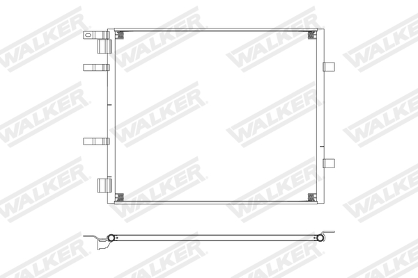 Walker Condensor, airconditioning WCD00426