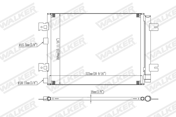Walker Condensor, airconditioning WCD00427