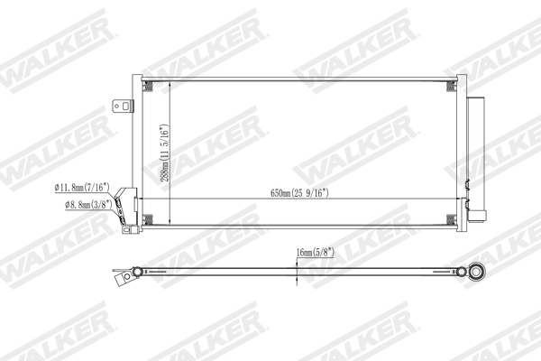 Walker Condensor, airconditioning WCD00430