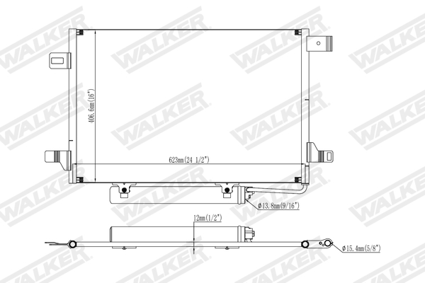 Walker Condensor, airconditioning WCD00431