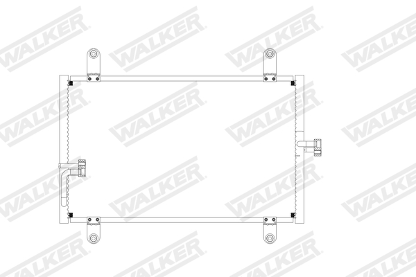 Walker Condensor, airconditioning WCD00434