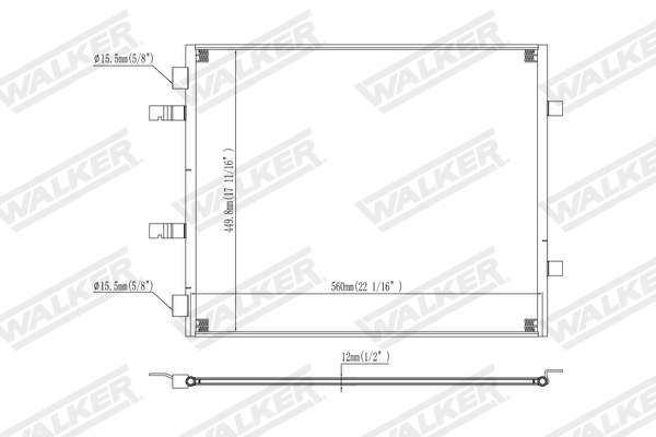 Walker Condensor, airconditioning WCD00435