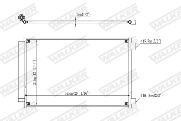 Walker Condensor, airconditioning WCD00437