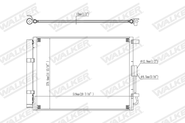 Walker Condensor, airconditioning WCD00439