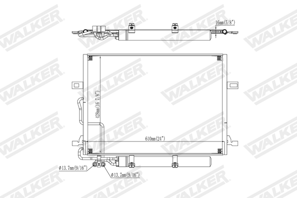 Walker Condensor, airconditioning WCD00440