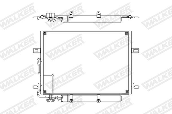 Walker Condensor, airconditioning WCD00440