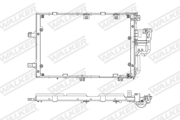 Walker Condensor, airconditioning WCD00450