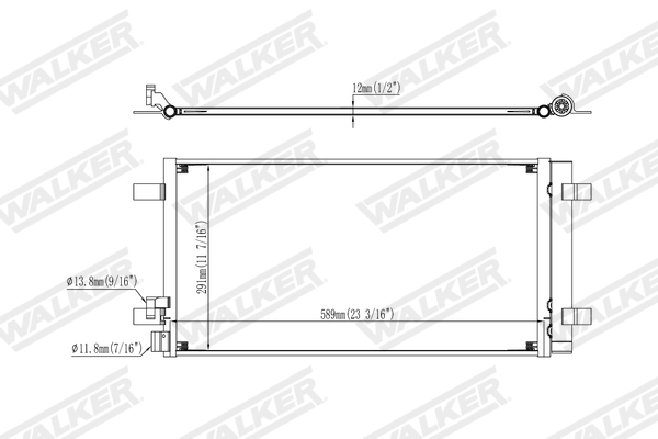 Walker Condensor, airconditioning WCD00452