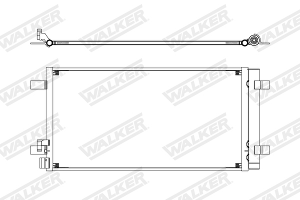 Walker Condensor, airconditioning WCD00452