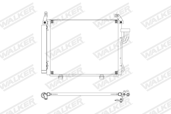 Walker Condensor, airconditioning WCD00453