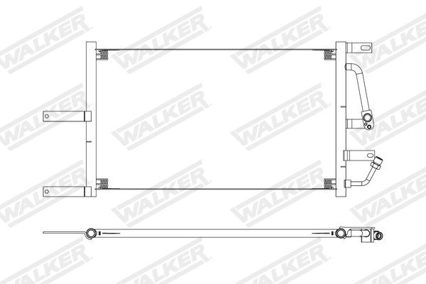 Walker Condensor, airconditioning WCD00454