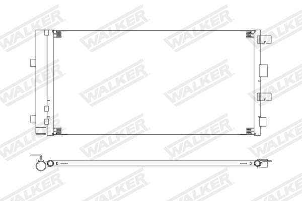 Walker Condensor, airconditioning WCD00456