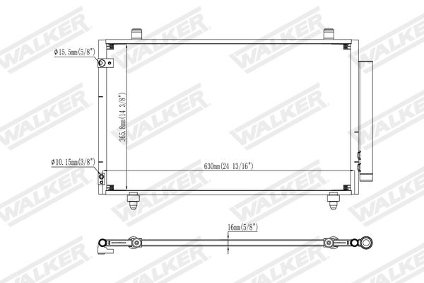 Walker Condensor, airconditioning WCD00457