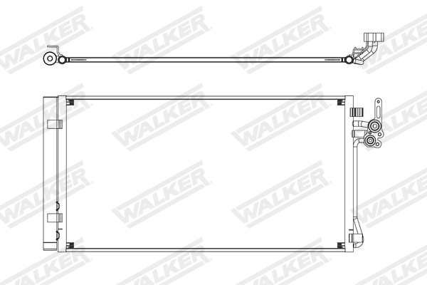 Walker Condensor, airconditioning WCD00458
