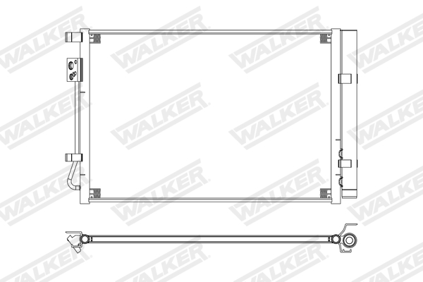 Walker Condensor, airconditioning WCD00459