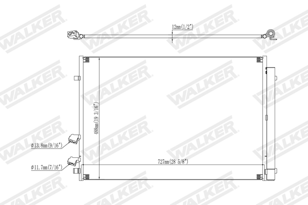 Walker Condensor, airconditioning WCD00461