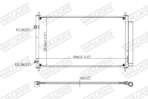 Walker Condensor, airconditioning WCD00462