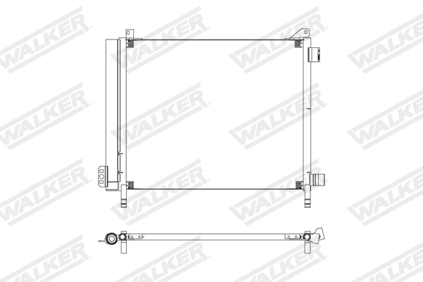 Walker Condensor, airconditioning WCD00463
