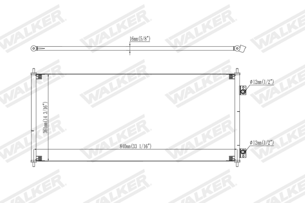 Walker Condensor, airconditioning WCD00464