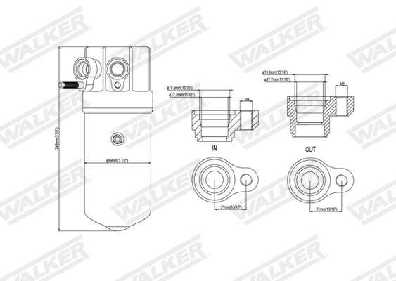Walker Droger, airconditioning WDR00093