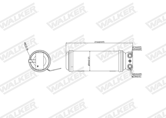 Walker Droger, airconditioning WDR00108