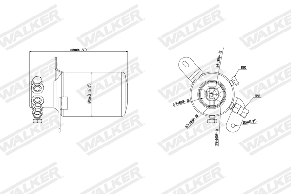 Walker Droger, airconditioning WDR00138