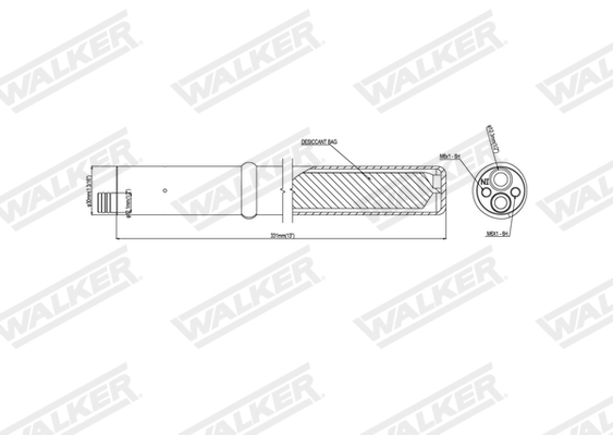 Walker Droger, airconditioning WDR00220