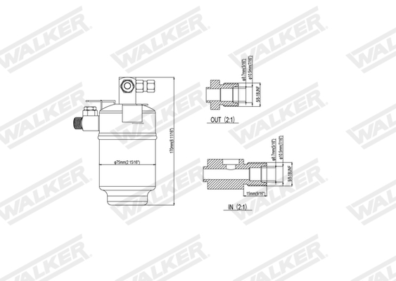 Walker Droger, airconditioning WDR00256