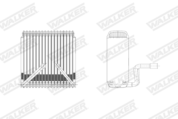 Walker Verdamper, airconditioning WEV00009