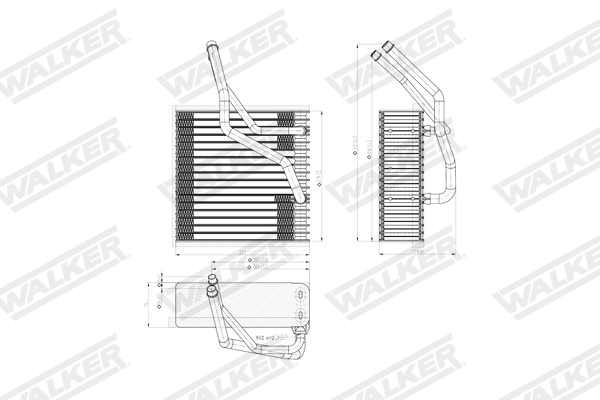 Walker Verdamper, airconditioning WEV00014