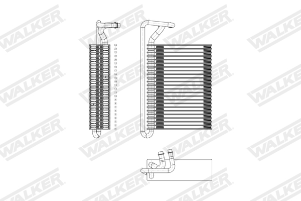 Walker Verdamper, airconditioning WEV00022