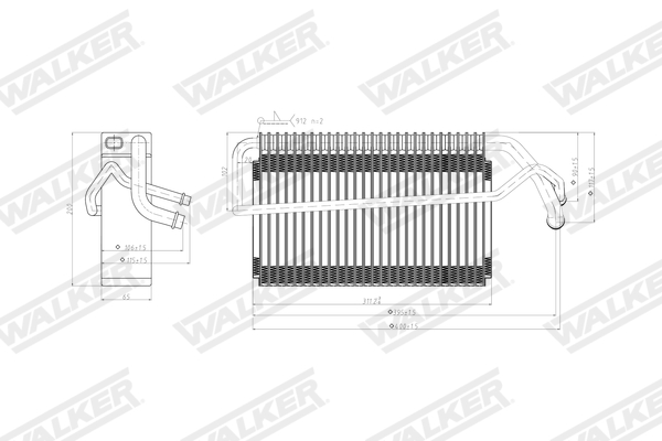 Walker Verdamper, airconditioning WEV00034