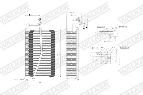Walker Verdamper, airconditioning WEV00035