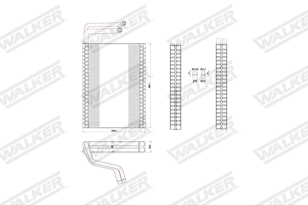 Walker Verdamper, airconditioning WEV00053