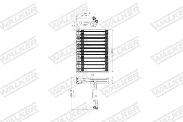 Walker Verdamper, airconditioning WEV00056