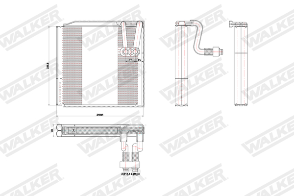 Walker Verdamper, airconditioning WEV00057