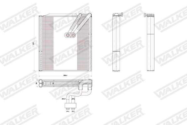 Walker Verdamper, airconditioning WEV00065