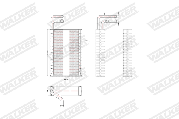 Walker Verdamper, airconditioning WEV00071