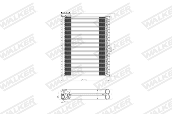 Walker Verdamper, airconditioning WEV00073