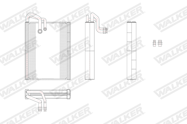 Walker Verdamper, airconditioning WEV00074