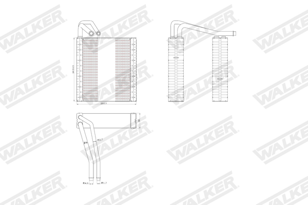 Walker Verdamper, airconditioning WEV00083