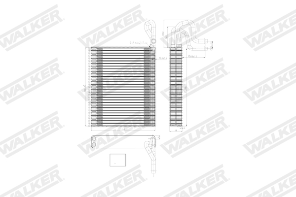 Walker Verdamper, airconditioning WEV00084