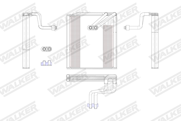 Walker Verdamper, airconditioning WEV00087
