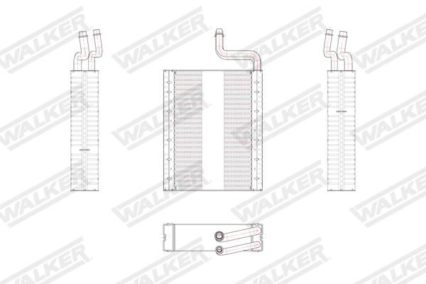 Walker Verdamper, airconditioning WEV00097
