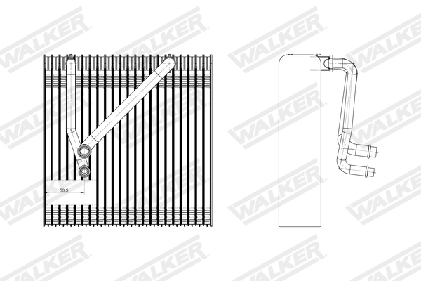 Walker Verdamper, airconditioning WEV00099