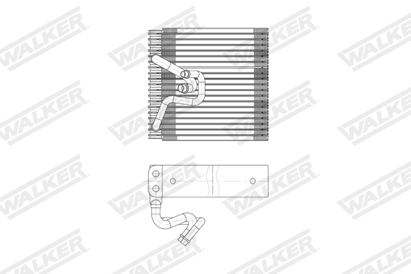 Walker Verdamper, airconditioning WEV00101