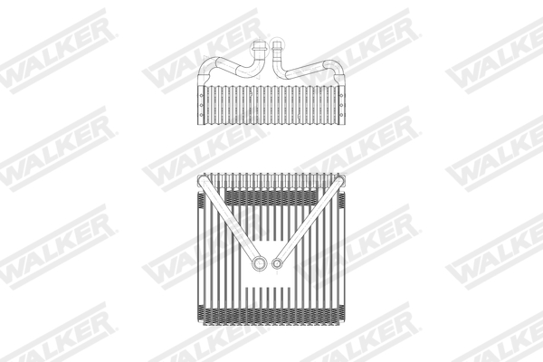 Walker Verdamper, airconditioning WEV00104
