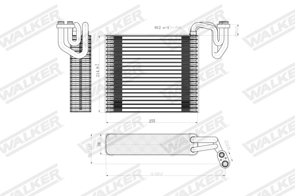 Walker Verdamper, airconditioning WEV00110
